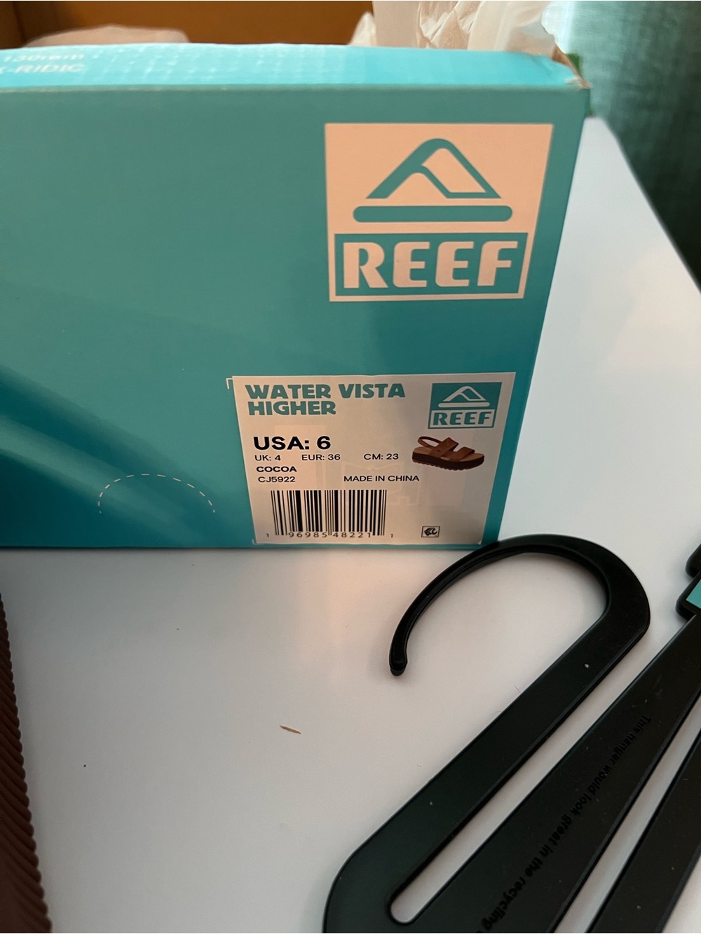 Reef Water Vista High Brown Dual-Strap Platform Sandals - Picture 8 of 10